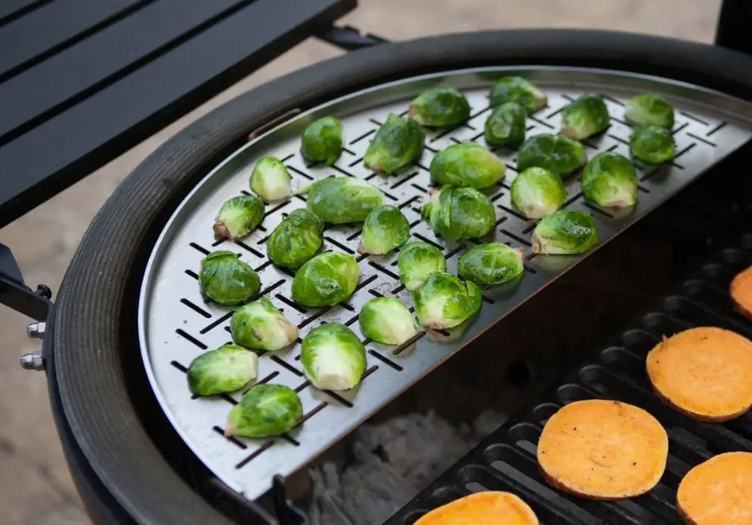 Kamado Joe Classic Joe KJ-HSSCGFV Halve Maan RVS Grillrooster - Zilver