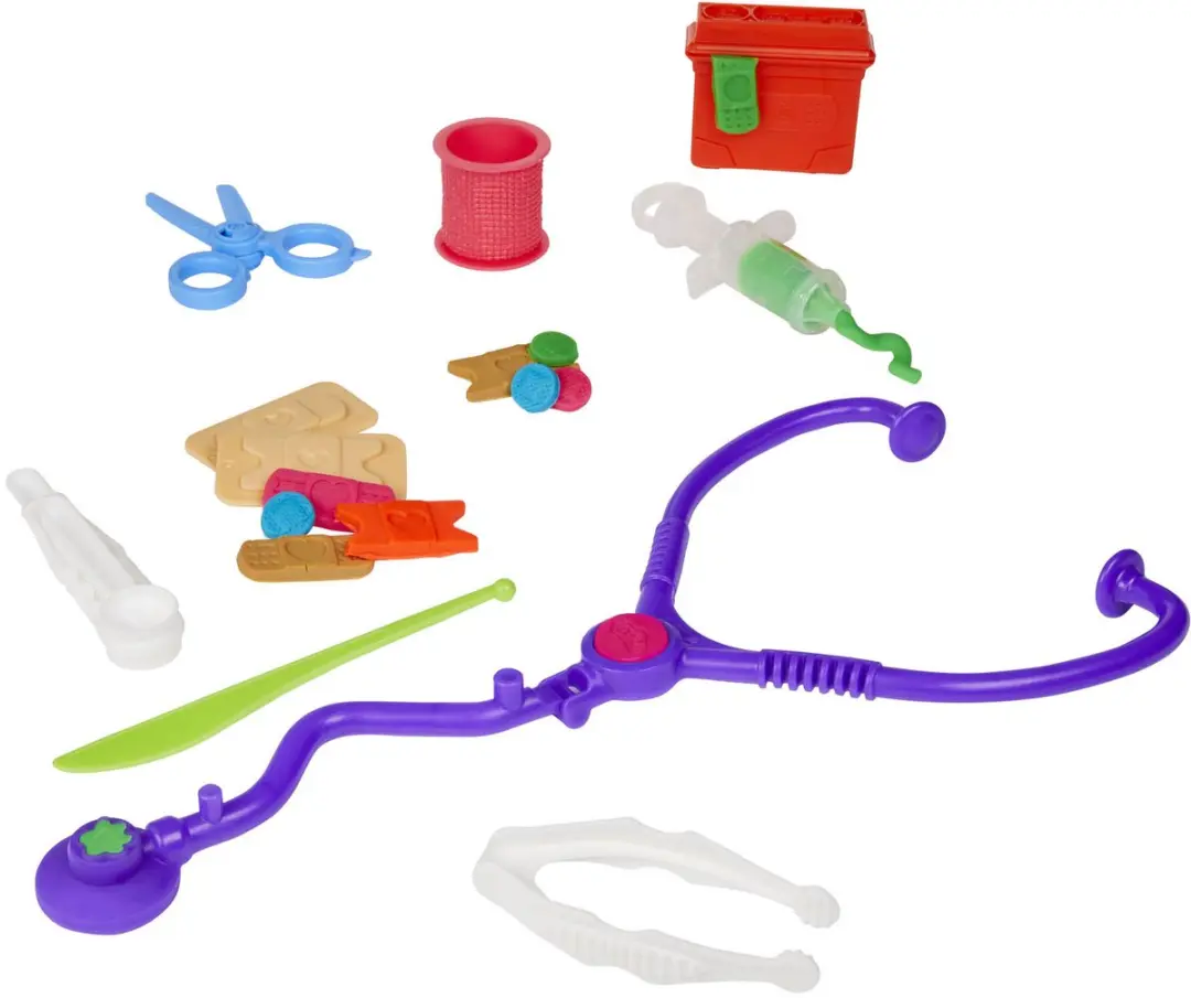 Play-Doh Dierenarts Speelset - 5 Kleipotjes Multikleur