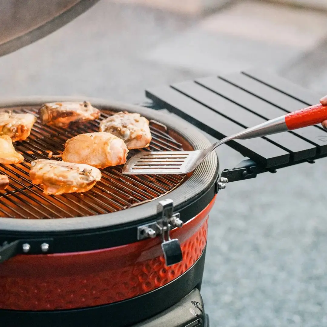 Kamado Joe Grillspatel - Zilver/Rood