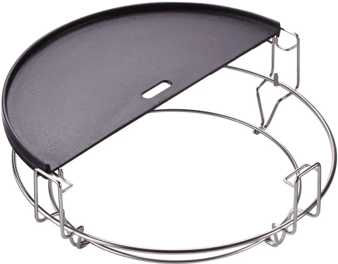 Kamado Joe Halve Maan Gietijzeren Bakplaat Classic Joe KJ-HCIGRIDDLE - 2 Stuks
