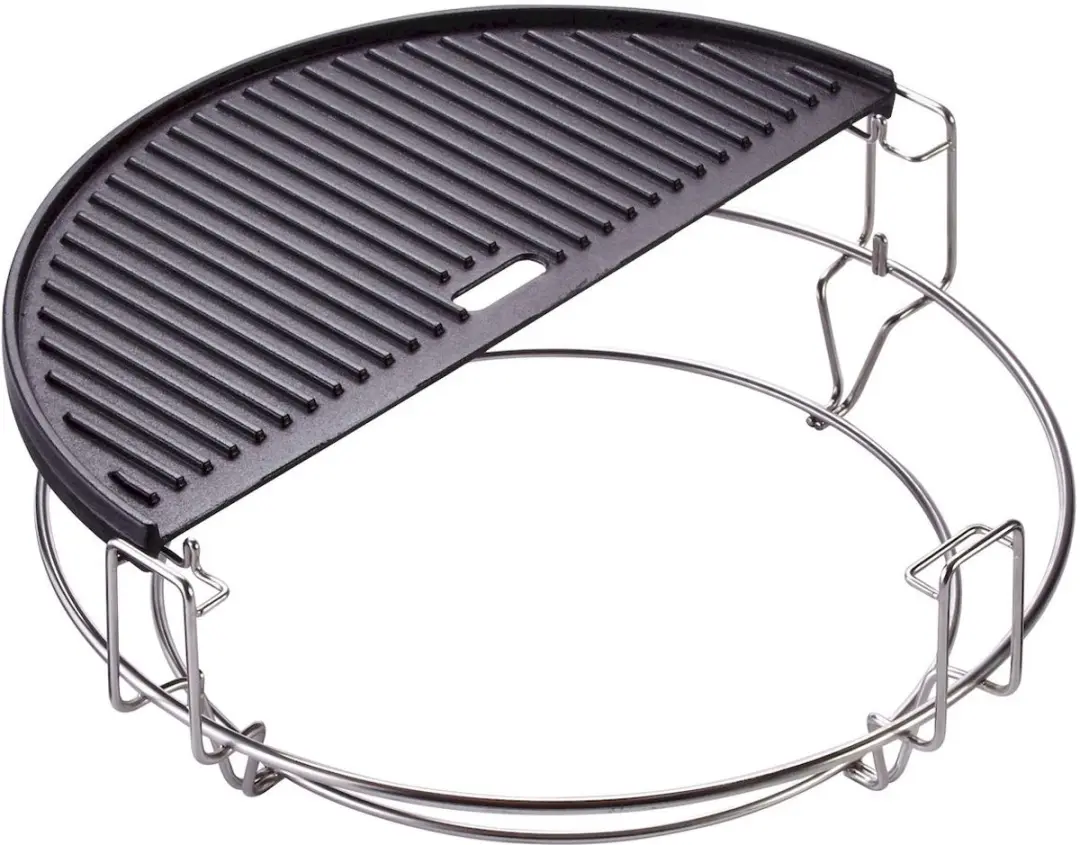 Kamado Joe Halve Maan Gietijzeren Bakplaat Classic Joe KJ-HCIGRIDDLE - 2 Stuks