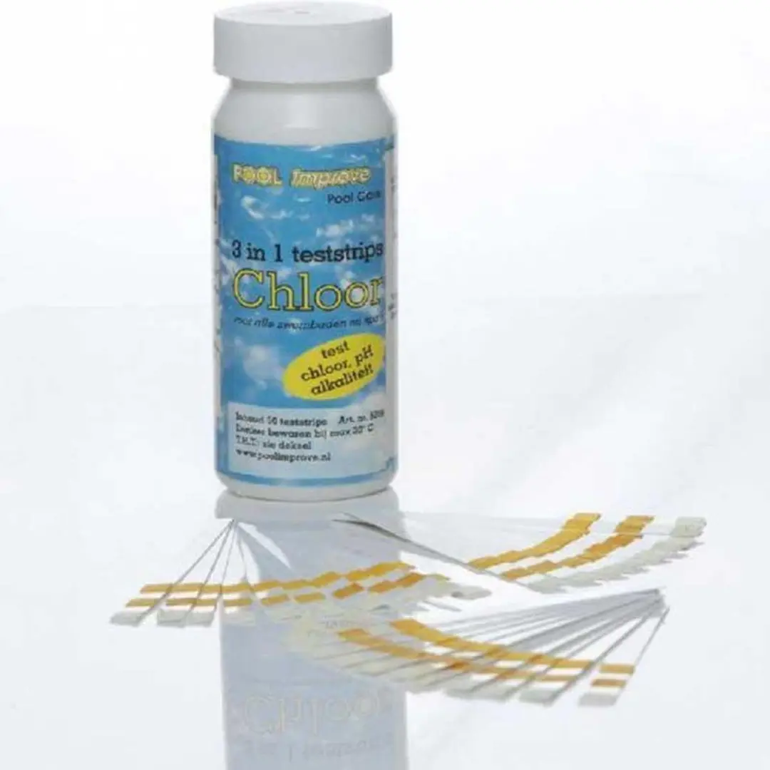 Pool Improve Waterteststrips 3-in-1 - 50 Stuks