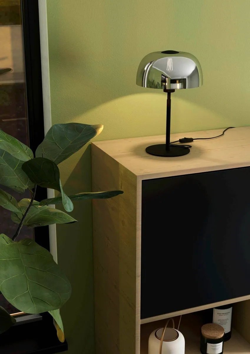 Eglo Solo 2 Tafellamp E27 - 41,5 cm - Zwart - afbeelding 6 van 6