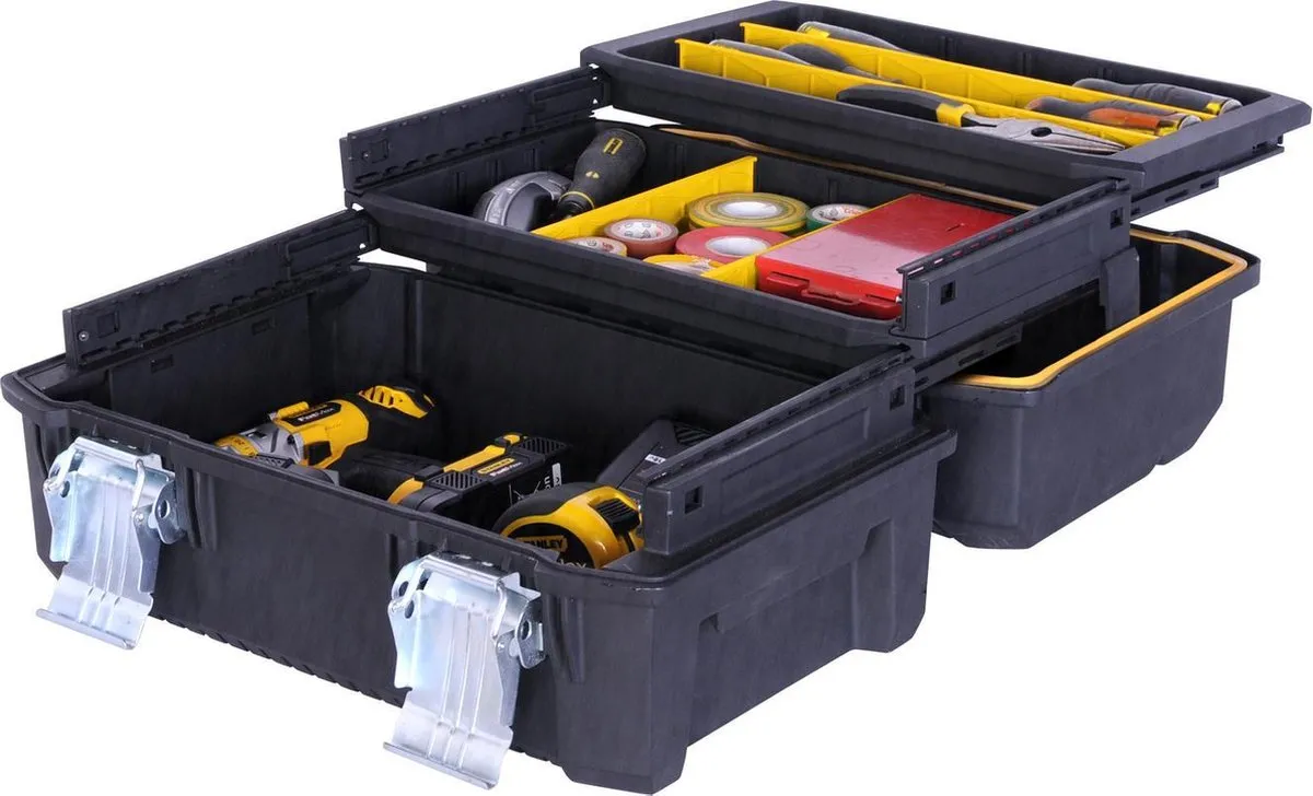Stanley FatMax Cantilever Gereedschapskoffer 18" FMST1-71219 - Zwart/Geel