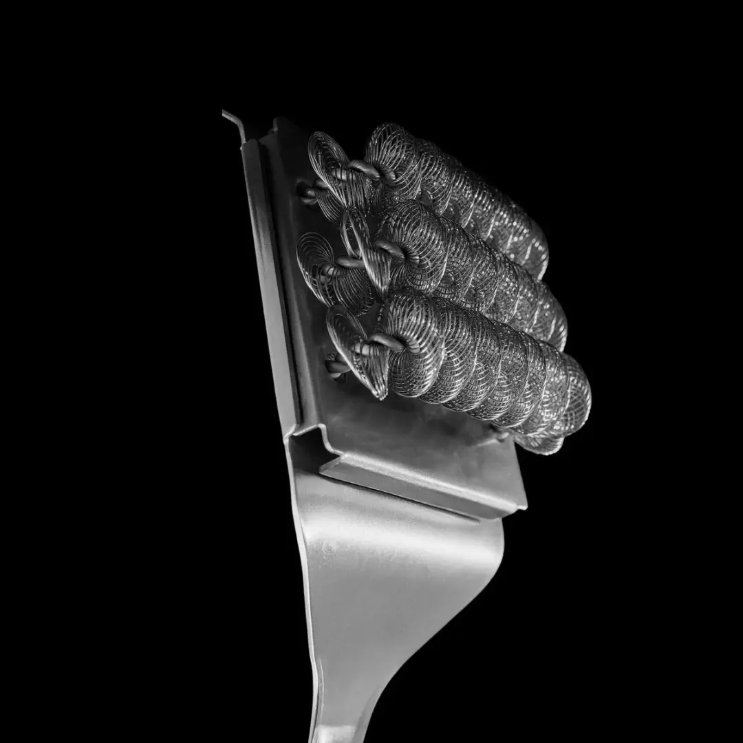 Kamado Joe Grill Cleaning Brush - Zilver/Rood
