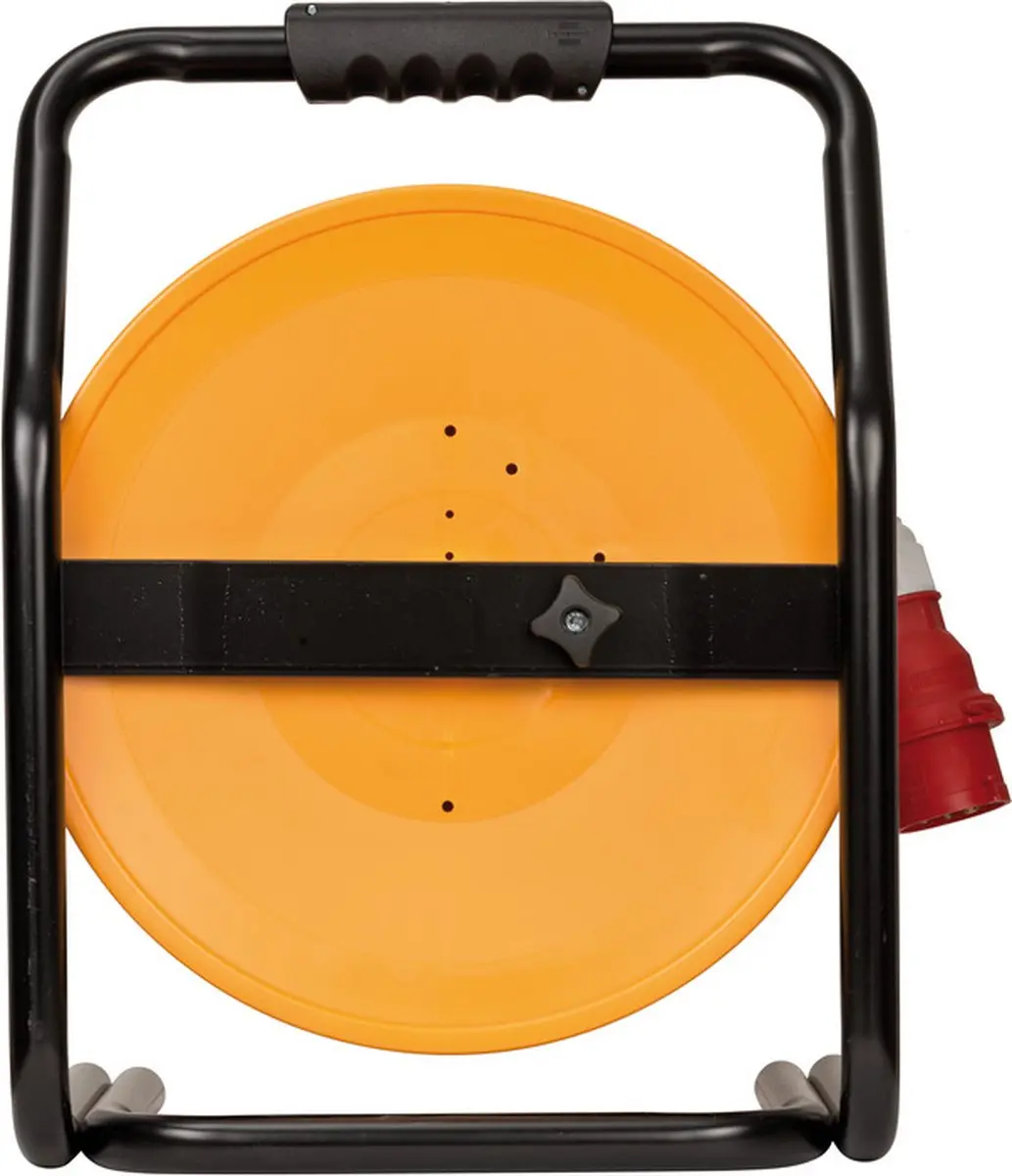 Brennenstuhl Brobusta CEE 4 IP44 Kabelhaspel 40m - 7 Stopcontacten - Wit