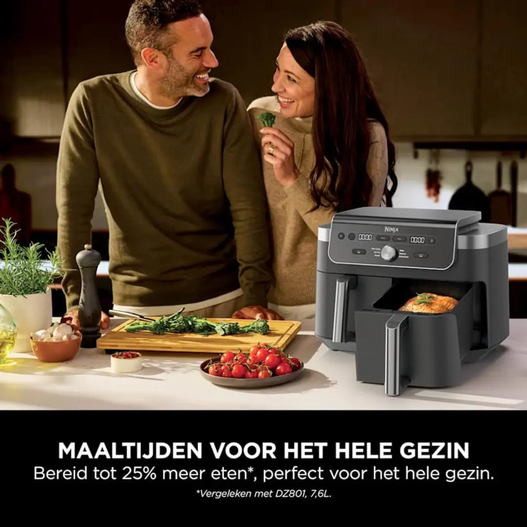 Ninja DualZone XL DZ901EU Airfryer 9.5L - Zwart
