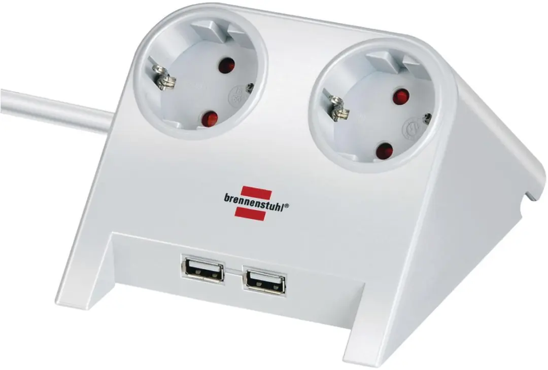 Brennenstuhl Desktop Power USB-charger 2x USB 2100mA - Zwart