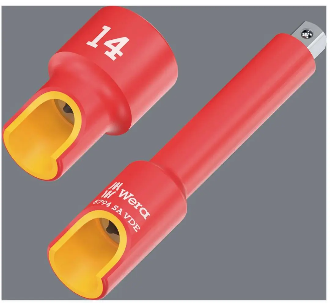 Wera 8790 A VDE Dopsleutelinzet 1/4 (6.3 mm) - Geïsoleerd
