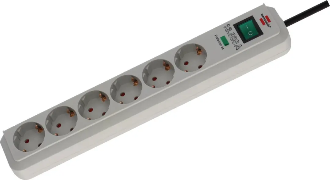Brennenstuhl Eco-Line 13.500A Stekkerdoos 6-voudig - 3500W