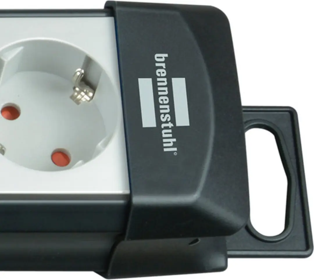 Brennenstuhl Premium-Line Stekkerdoos 6-voudig 5m - Zwart/Lichtgrijs