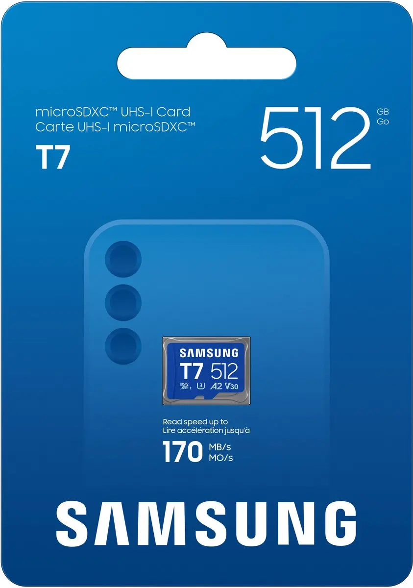 Samsung T7 MicroSDXC 512GB - UHS-I
