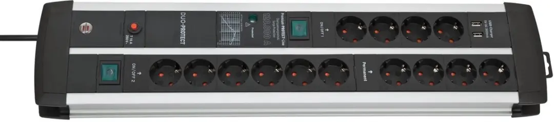 Brennenstuhl Premium-Protect-Line 14-voudige stekkerdoos