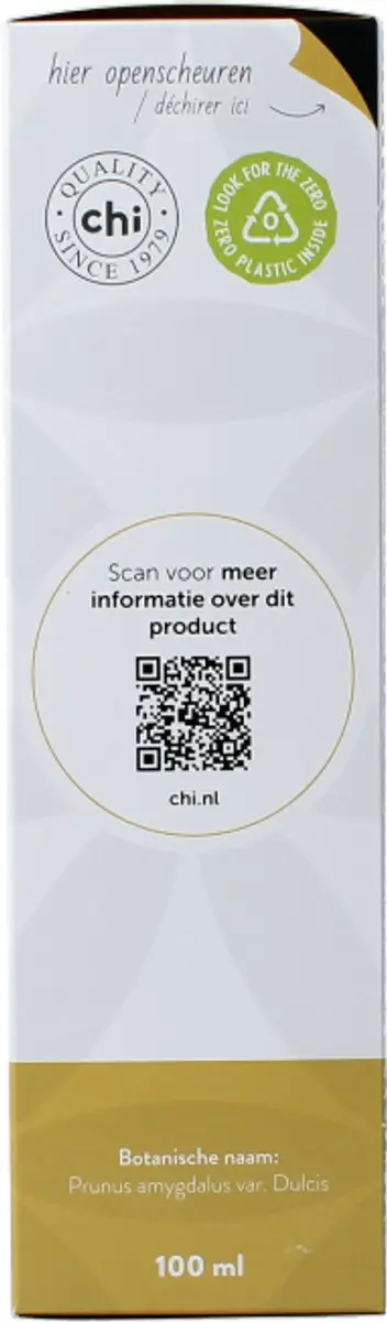 Chi Natural Life Amandel Eko Basisolie 100ml - afbeelding 6 van 6
