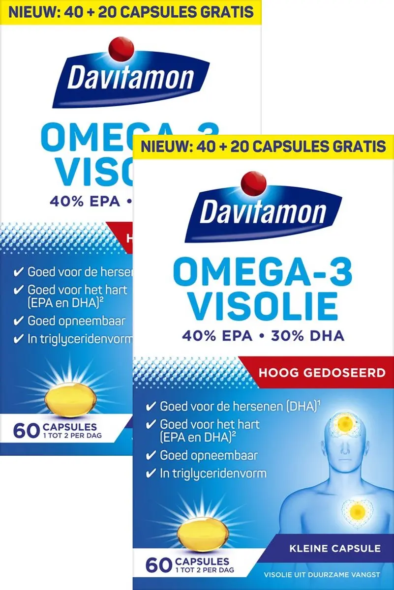 Davitamon Omega 3 Visolie 120 Capsules