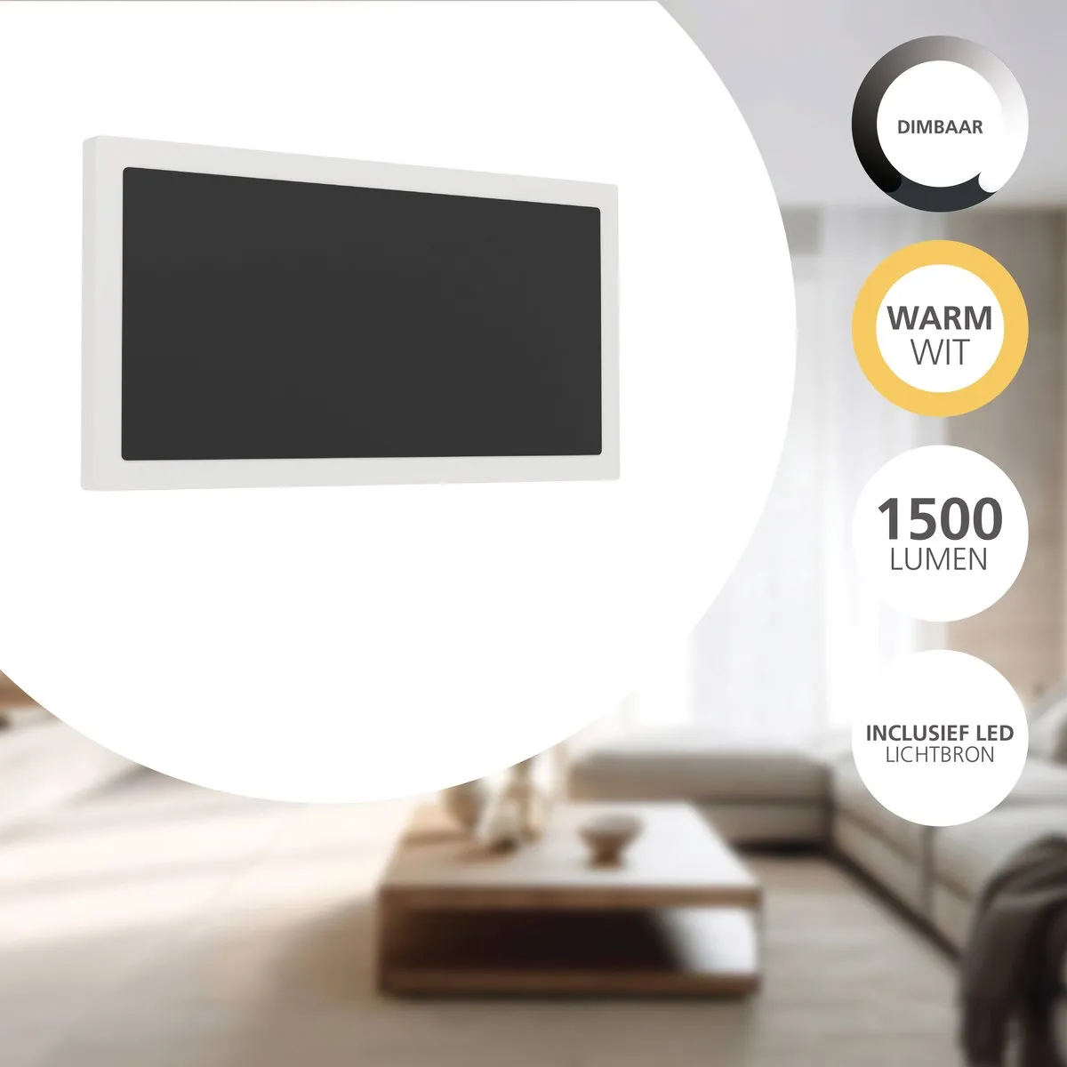 Eglo Talamello 1 LED Wandlamp 23cm - Zwart - Dimbaar