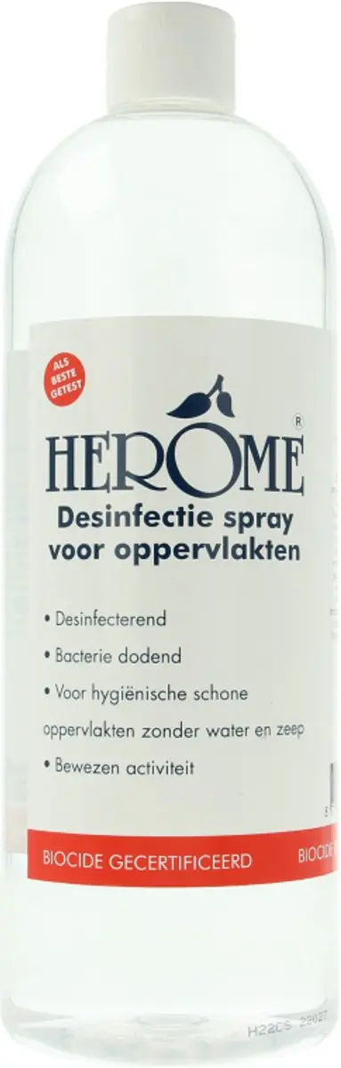 Herome Direct Desinfectiespray 1000ml - 80% Alcohol - Parfumvrij - afbeelding 6 van 6