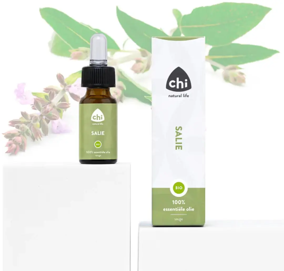 Chi Natural Life Salie Bio Essentiële Olie 10ml - 10 Stuks