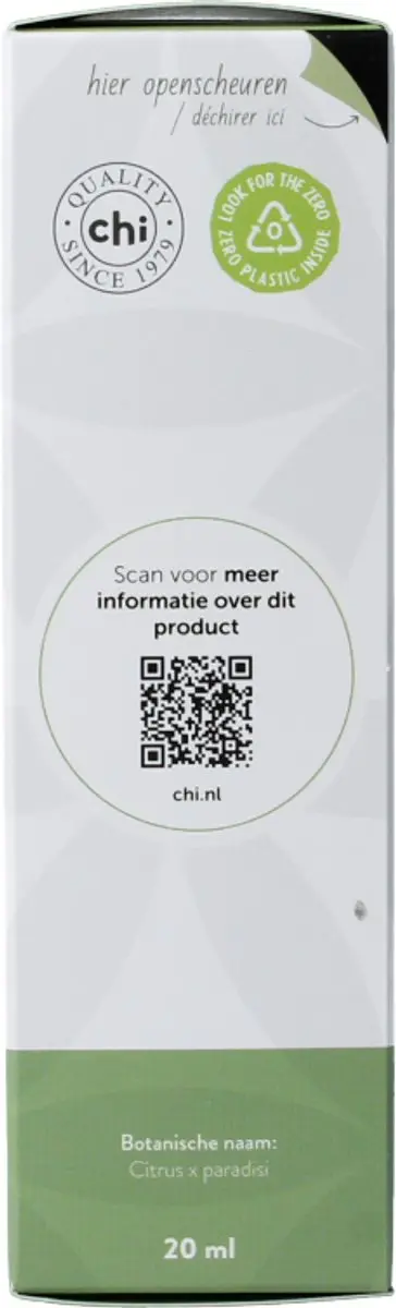 Chi Natural Life Grapefruit Cult 20ml - 20 Stuks