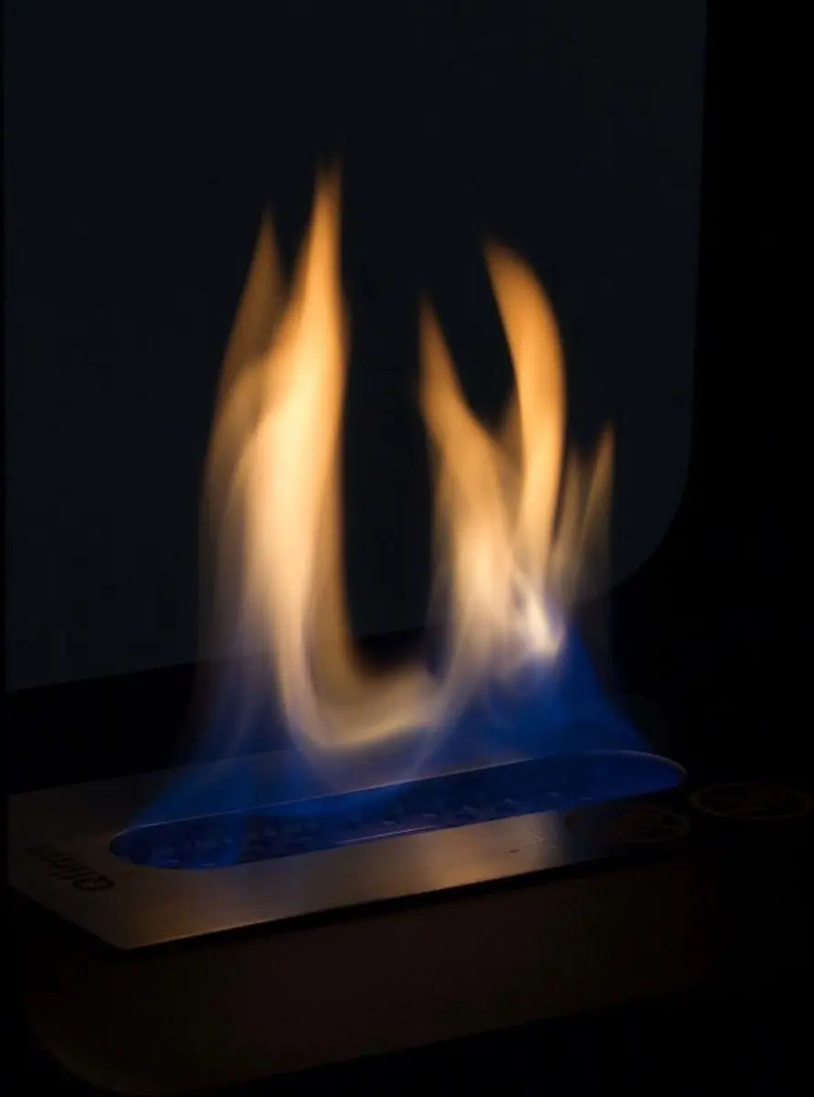 Qlima FFB 4242 Bio Ethanol Tafelhaard 1260W - Zwart