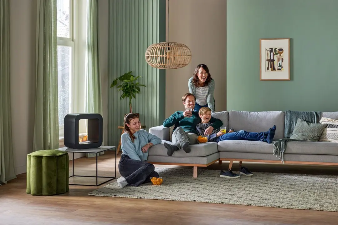 Qlima FFB 4242 Bio Ethanol Tafelhaard 1260W - Zwart - afbeelding 6 van 6