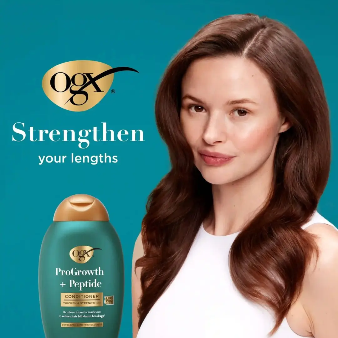 OGX ProGrowth + Peptide Complete Haarverzorging Set - 4 Stuks - afbeelding 2 van 2