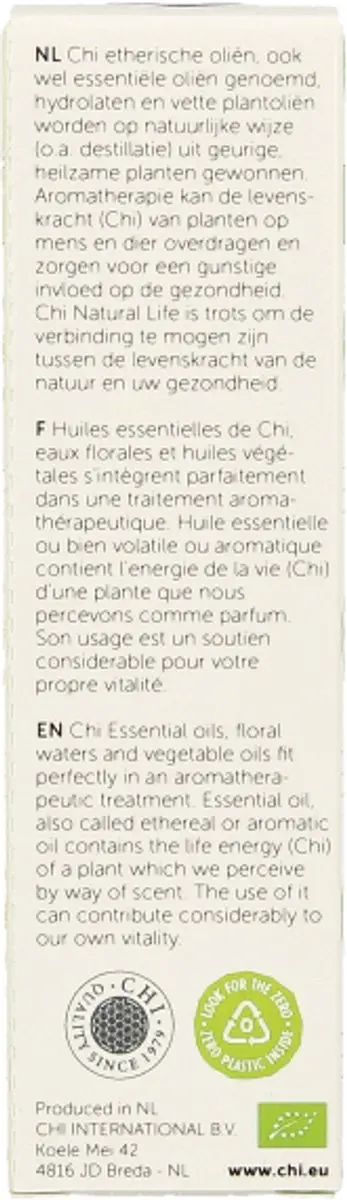 Chi Natural Life Eucalyptus Smittii Etherische Olie 10ml