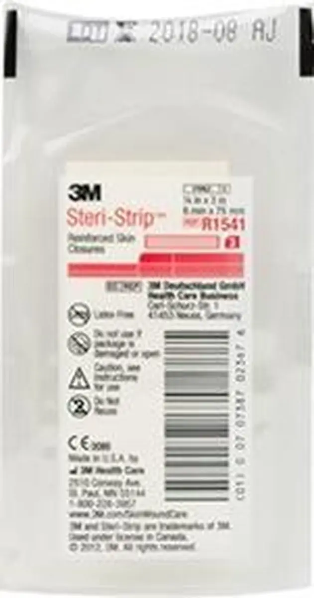 3M Steristrip R1541 Wondpleister - 9 Stuks