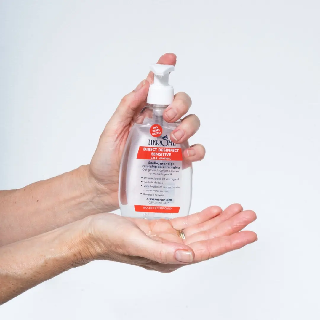 Herome Direct Desinfect Handgel Sensitive 200ml - Parfumvrij