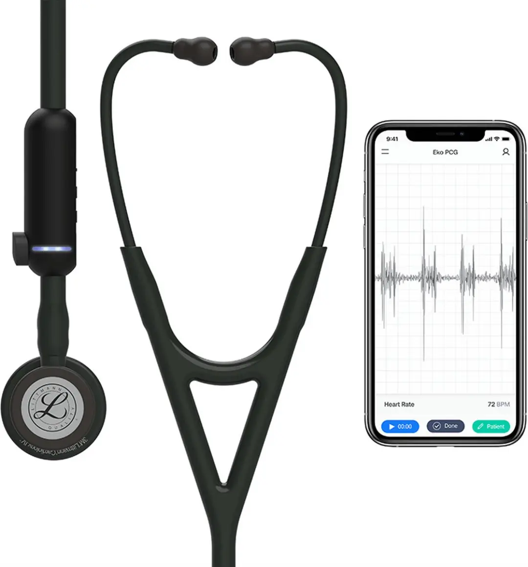 3M Littmann CORE Digital Stethoscoop - Zwart