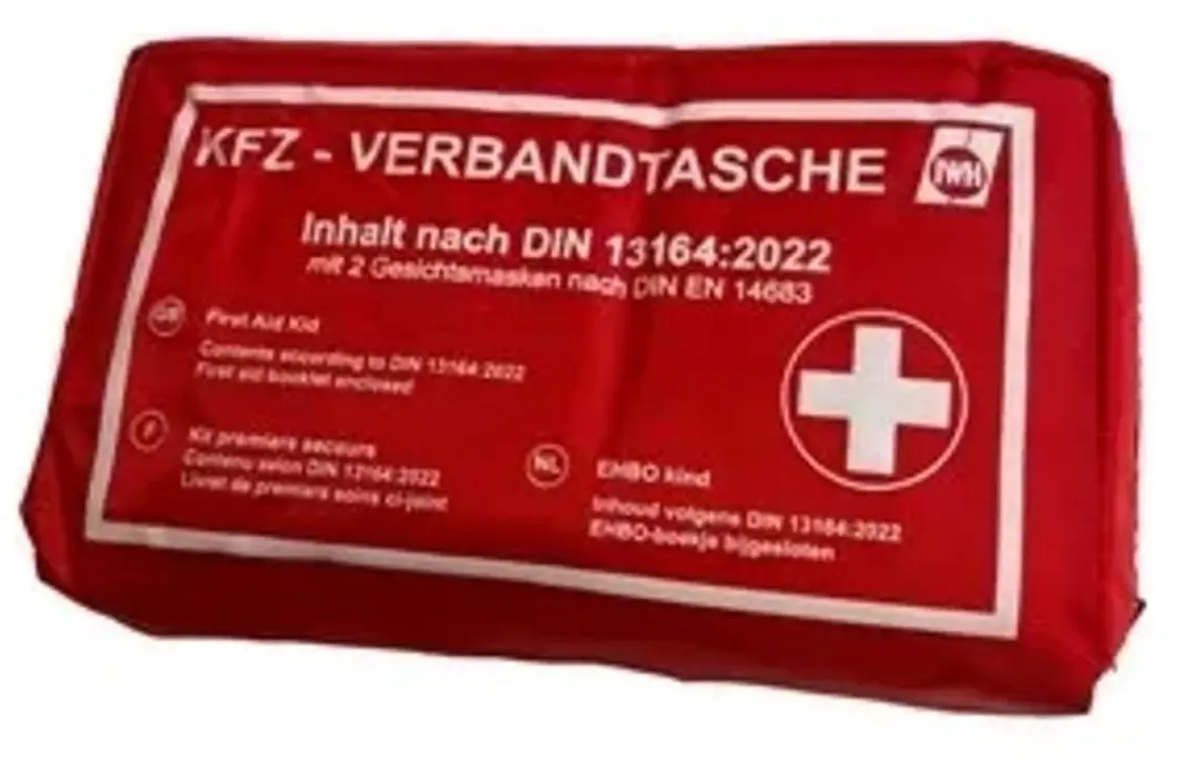 Westfalia Auto EHBO-set Rood - DIN 13164:2022