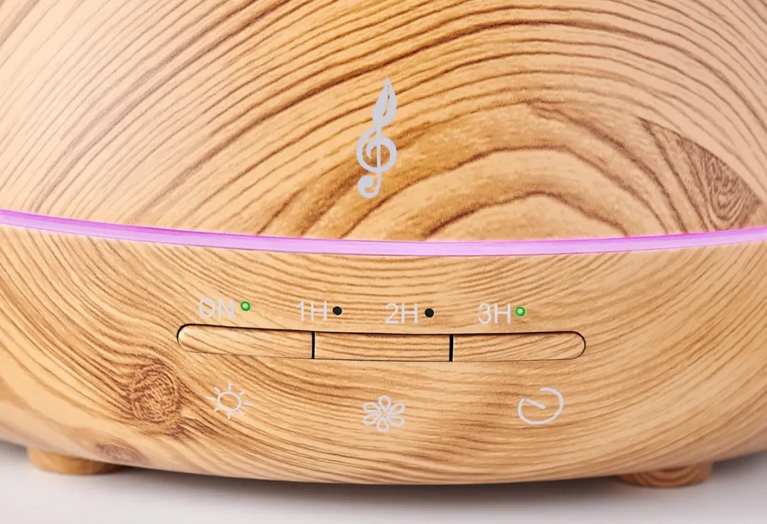 Bigben Aromasound Lilywood Aromadiffuser - Bluetooth Speaker - Bruin