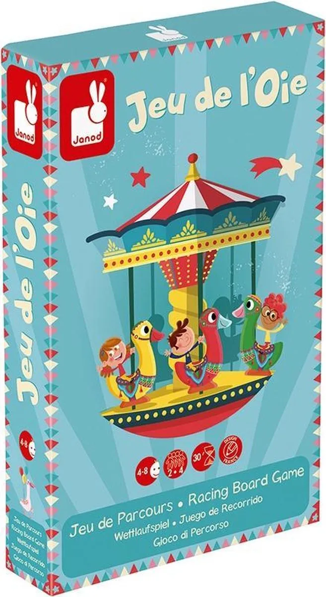 Janod Carrousel Ganzenbord