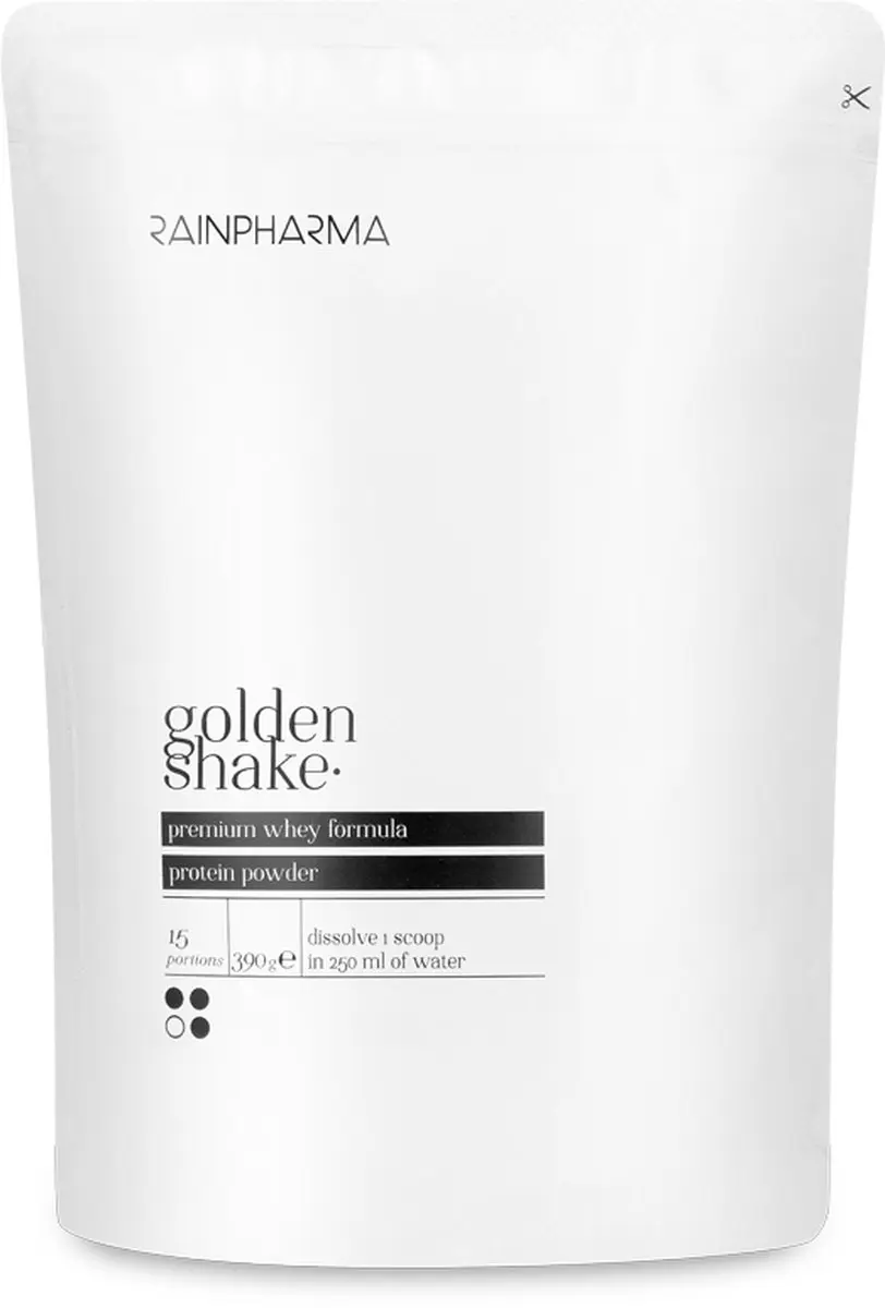 RainPharma Golden Shake Eiwitpoeder 390g