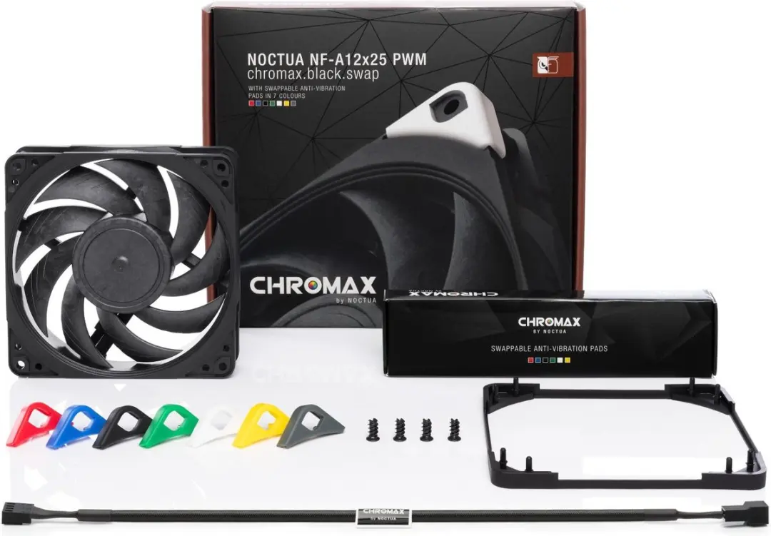 Noctua NF-A12x25 PWM Ventilator 120mm - Zwart