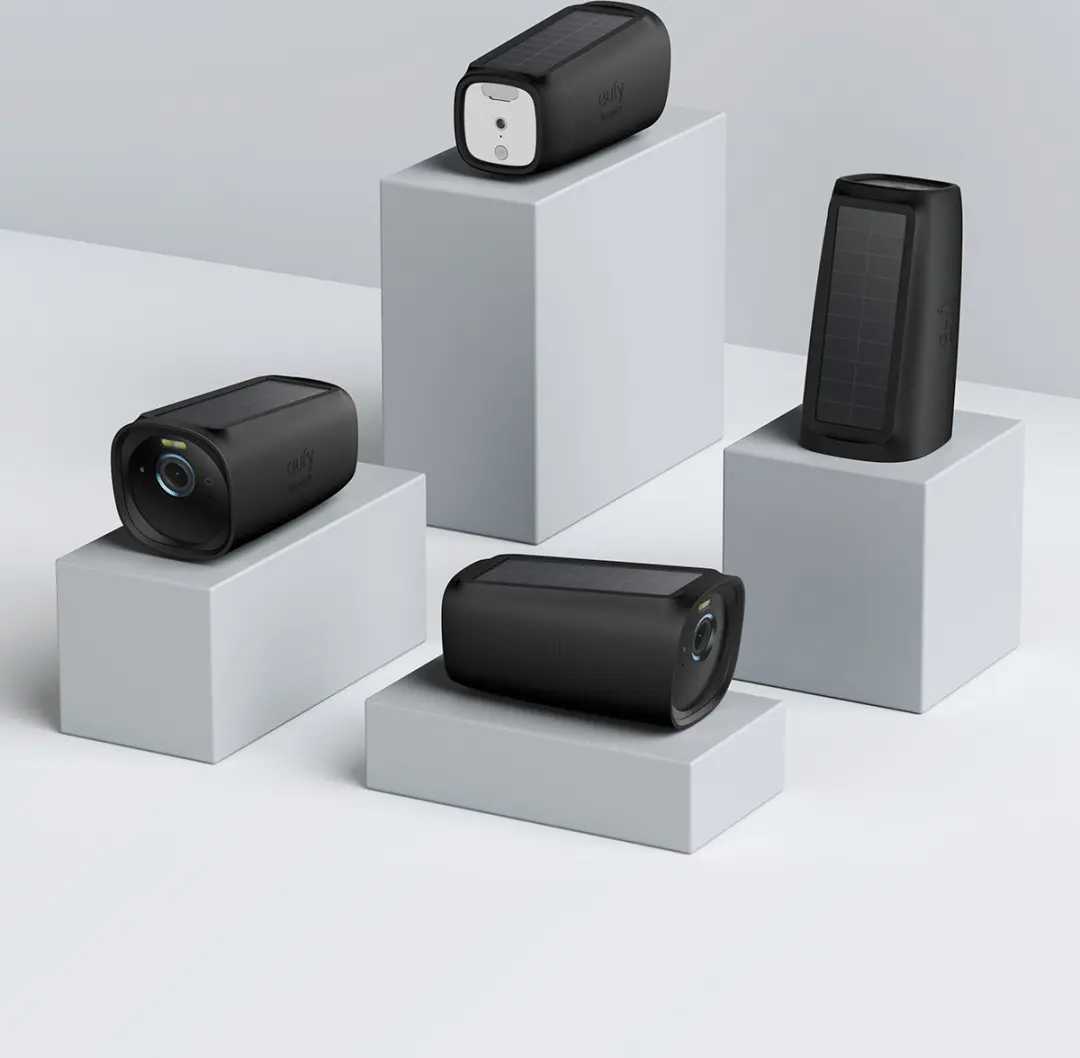Eufy eufyCam 3 Skin T8712011 - Beschermhoes 2 Stuks - Zwart