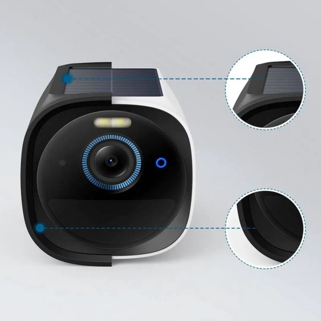 Eufy eufyCam 3 Skin T8712011 - Beschermhoes 2 Stuks - Zwart