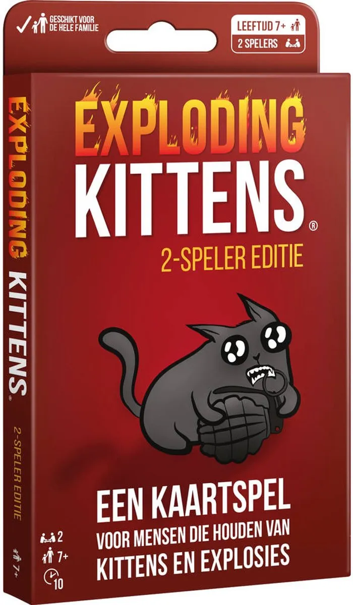 Asmodee Exploding Kittens Kaartspel 2 Spelers
