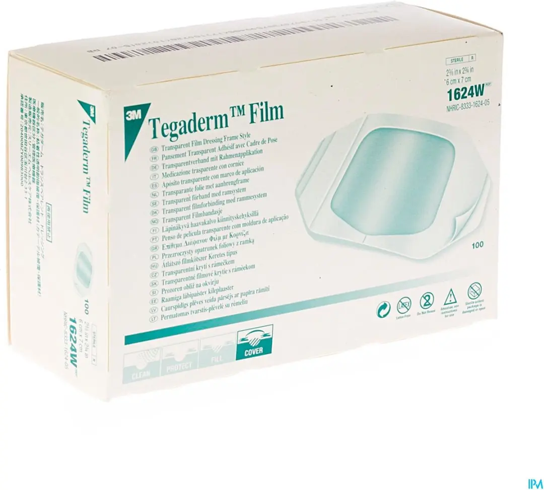 3M Tegaderm Transparant 100 Stuks - 6x7cm