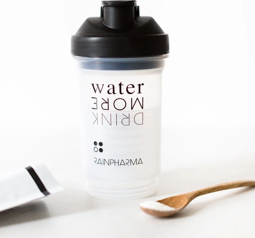 RainPharma Shaker 350ml - Wit/Zwart