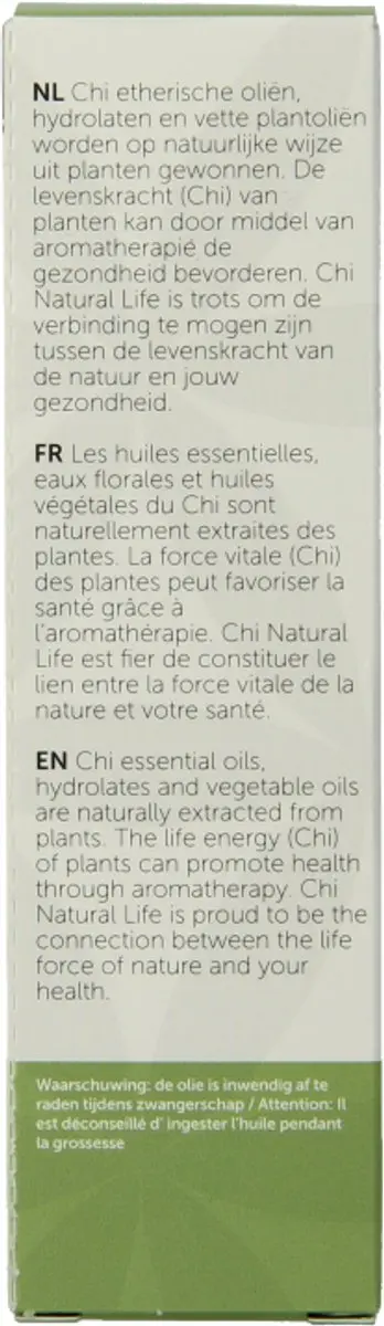 Chi Natural Life Cipres Bio Essentiële Olie 10ml - afbeelding 6 van 6