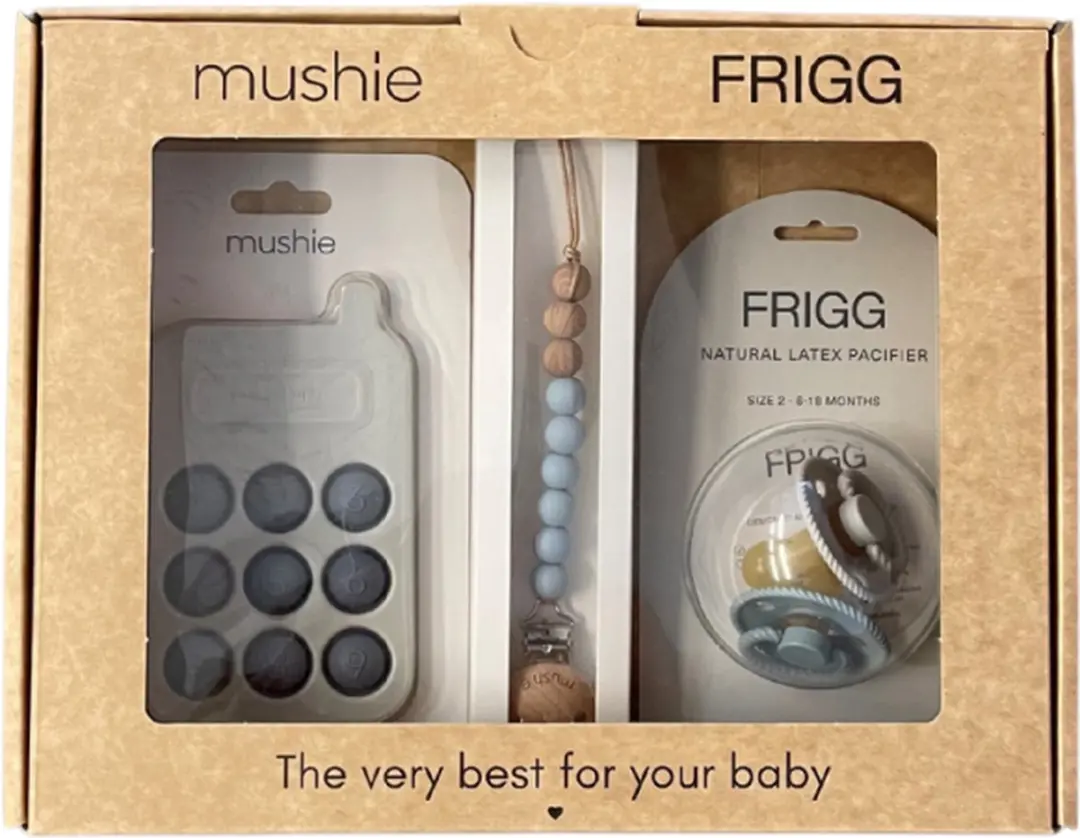 Mushie Frigg Giftbox Set - 3 Stuks