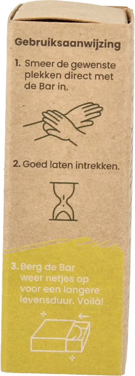 HappySoaps Anti-Insect Bar Citronella & Munt 40g - Geel