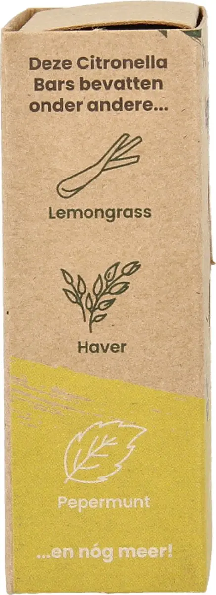 HappySoaps Anti-Insect Bar Citronella & Munt 40g - Geel - afbeelding 6 van 6