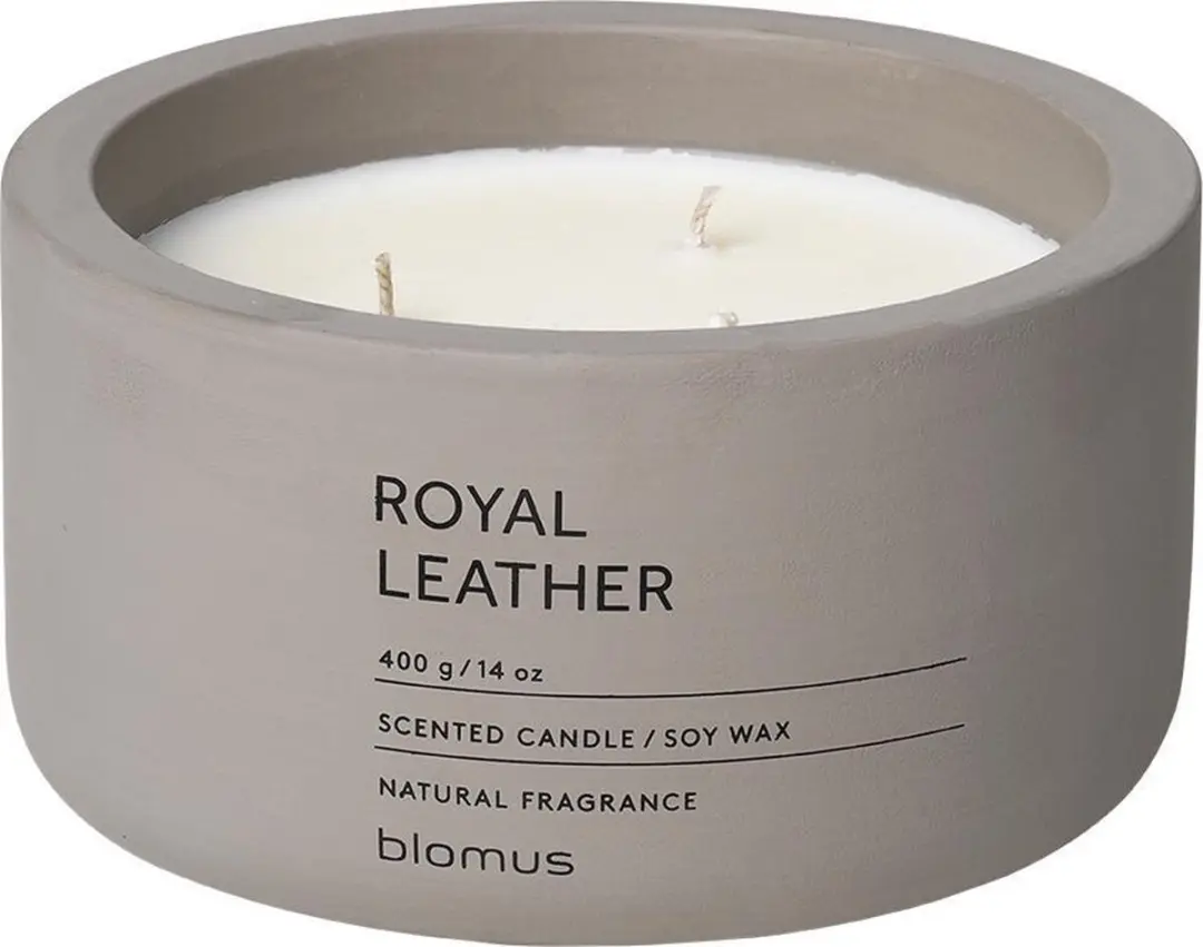 Blomus FRAGA Geurkaars Royal Leather 400ml