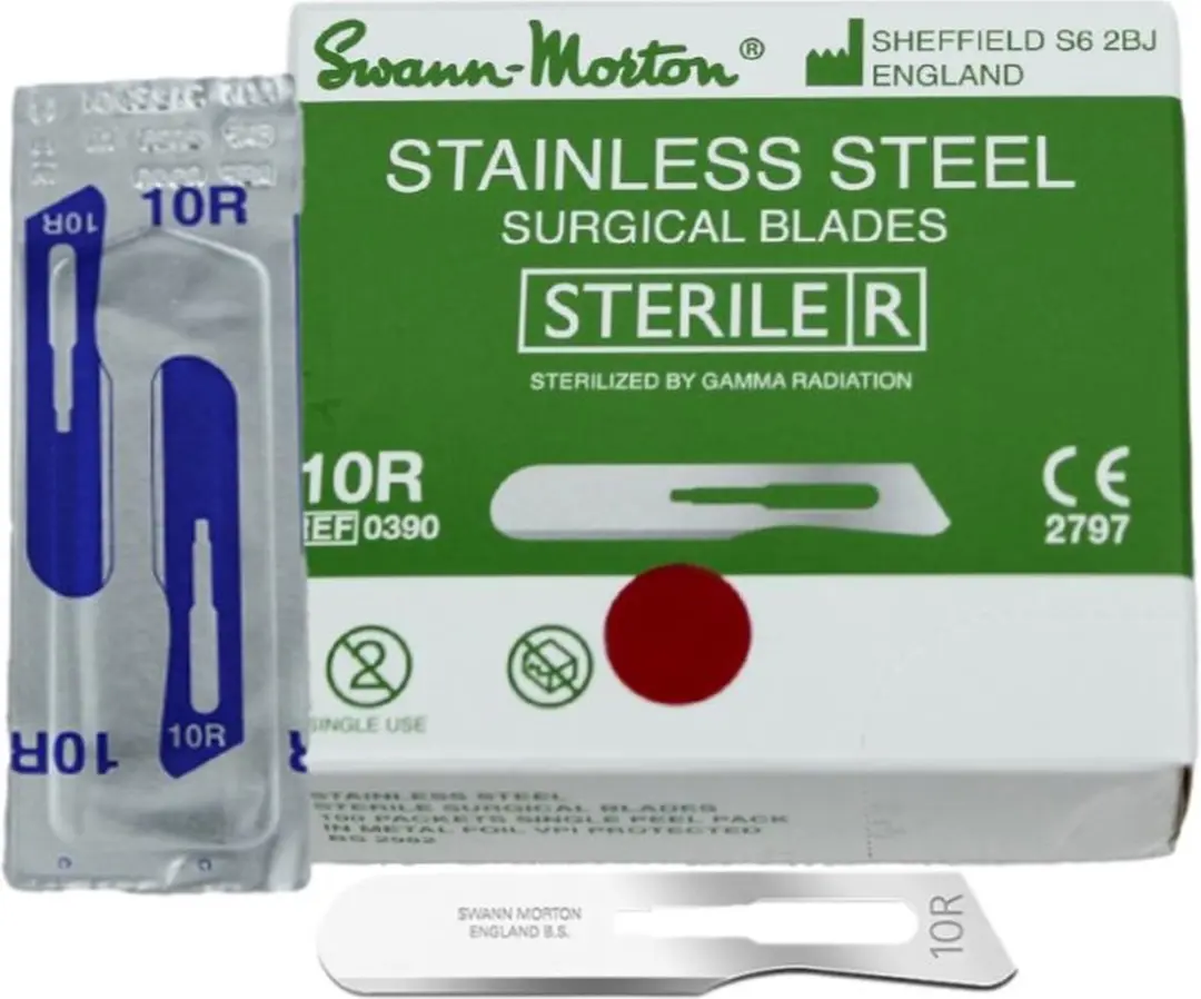 Swann Morton Dermaplaning Mesjes 10R - 100 Stuks - Steriel