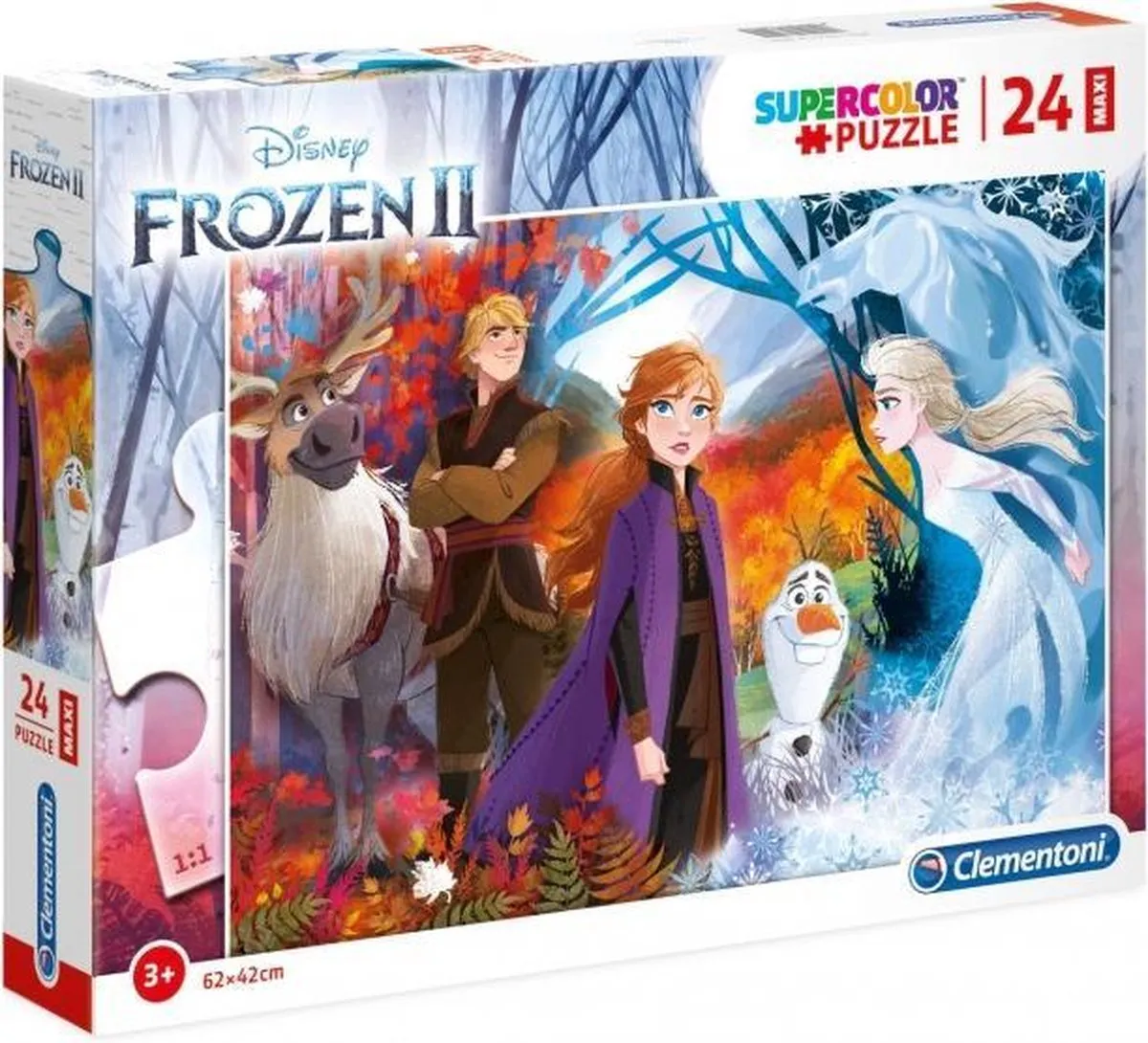 Clementoni Frozen 2 Maxi Puzzel 24 Stuks - Roze
