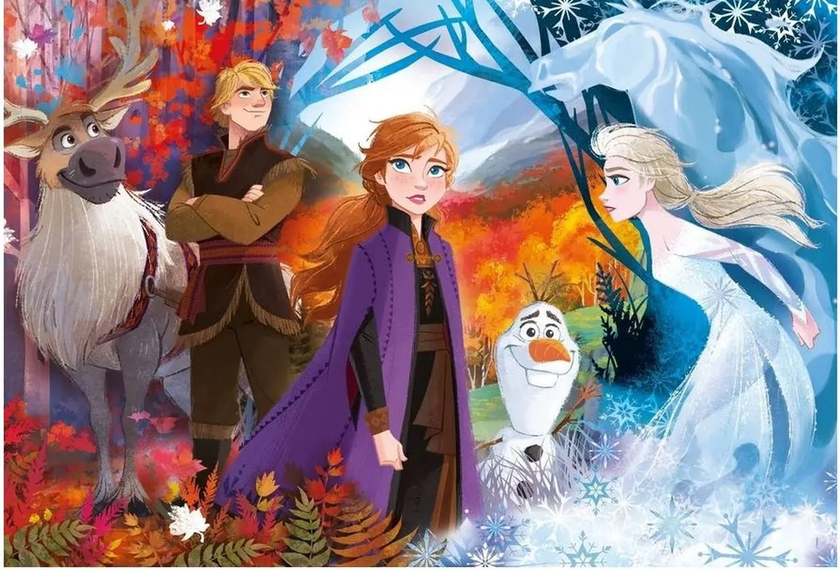 Clementoni Frozen 2 Maxi Puzzel 24 Stuks - Roze