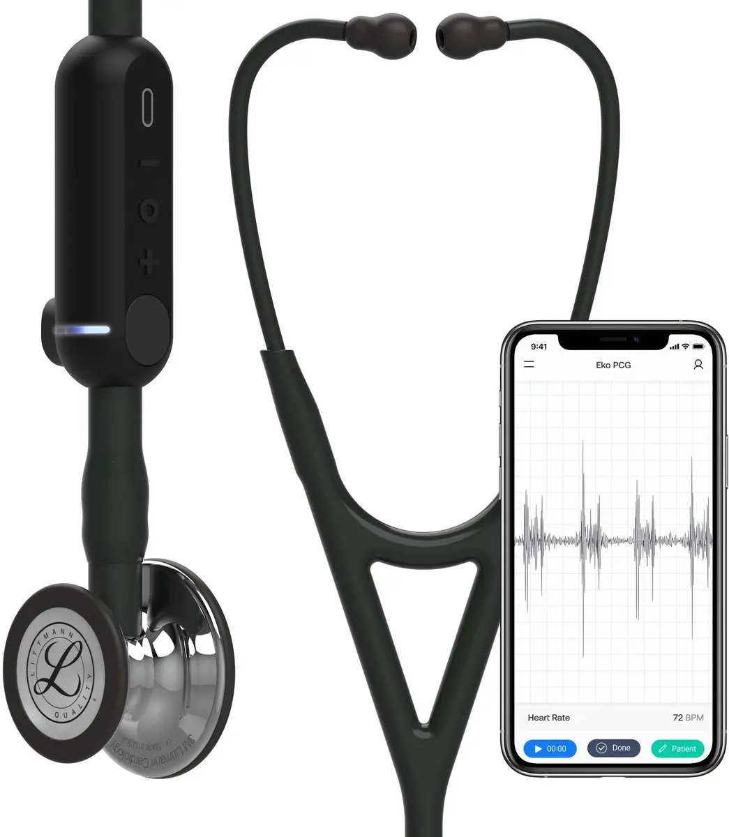 3M Littmann CORE Digital Stethoscoop - Zwart/Koper