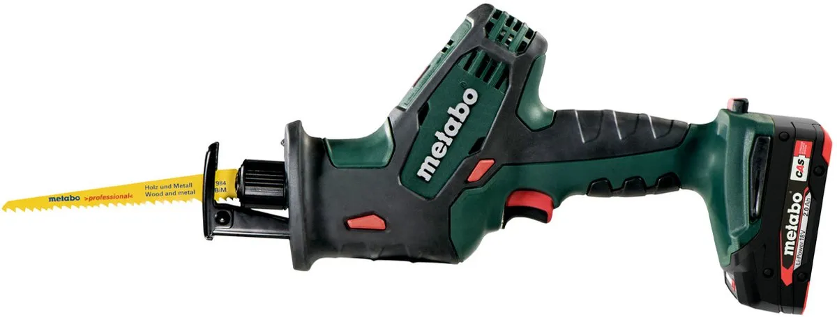 Metabo SSE 18 LTX 18V Reciprozaag - 1800mAh